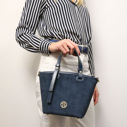 Glacette - Suede leather bucket bag | TL142261