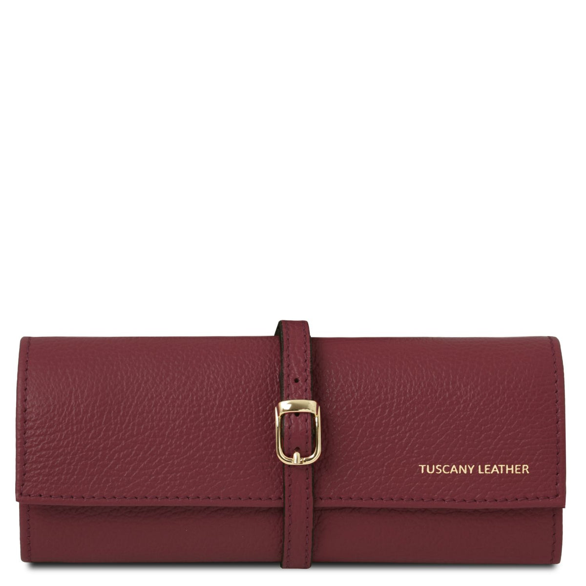 Soft leather jewellery case