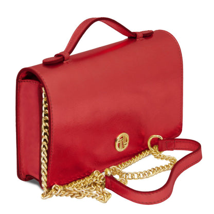 Opera - Metallic Leather With Chain Strap | TL142519