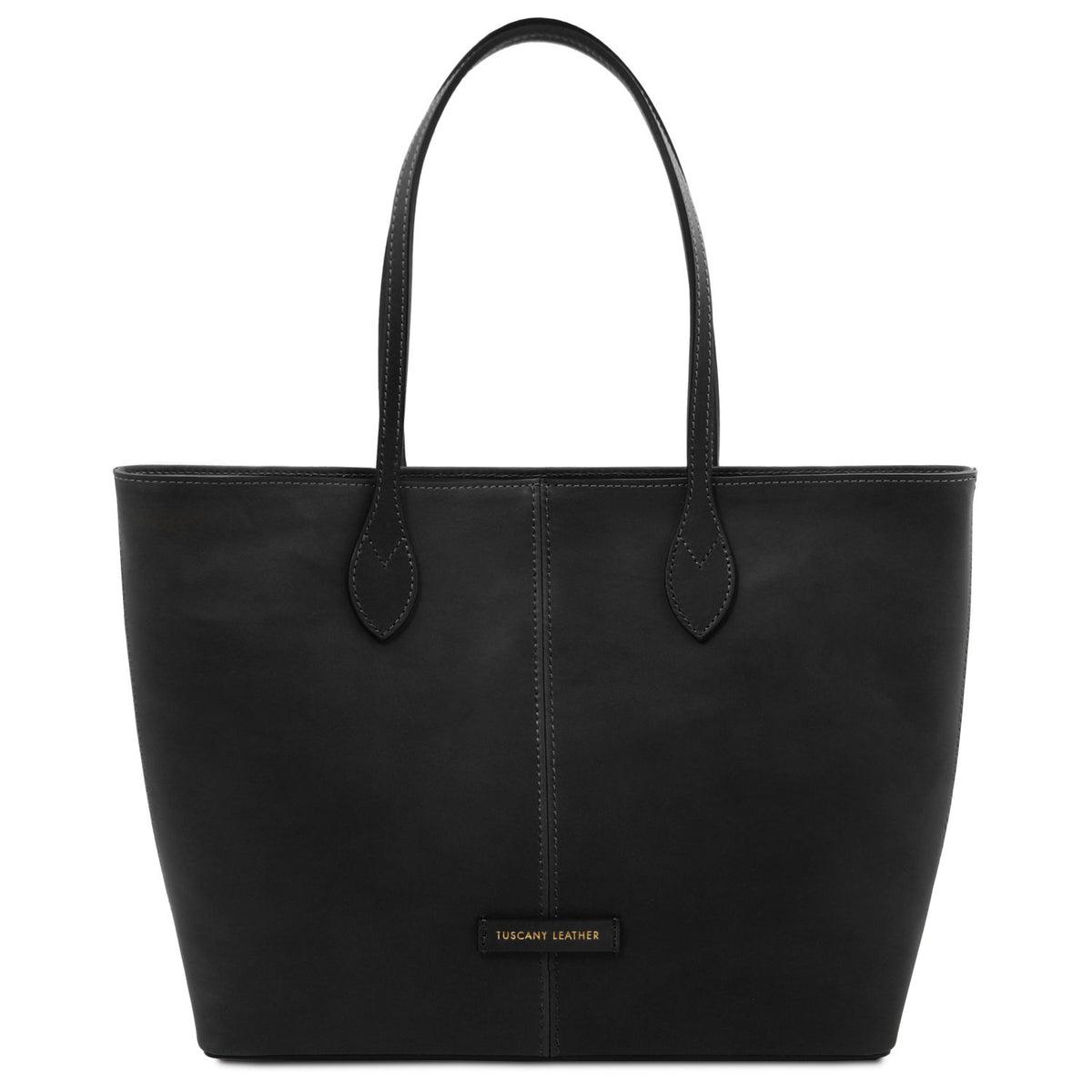 Essenza - Long handle leather tote bag | TL142612