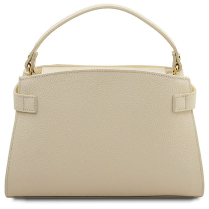 Maisy - Leather top handle bag - Medium size | TL142455