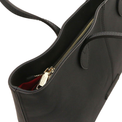 Essenza - Long handle leather tote bag | TL142612