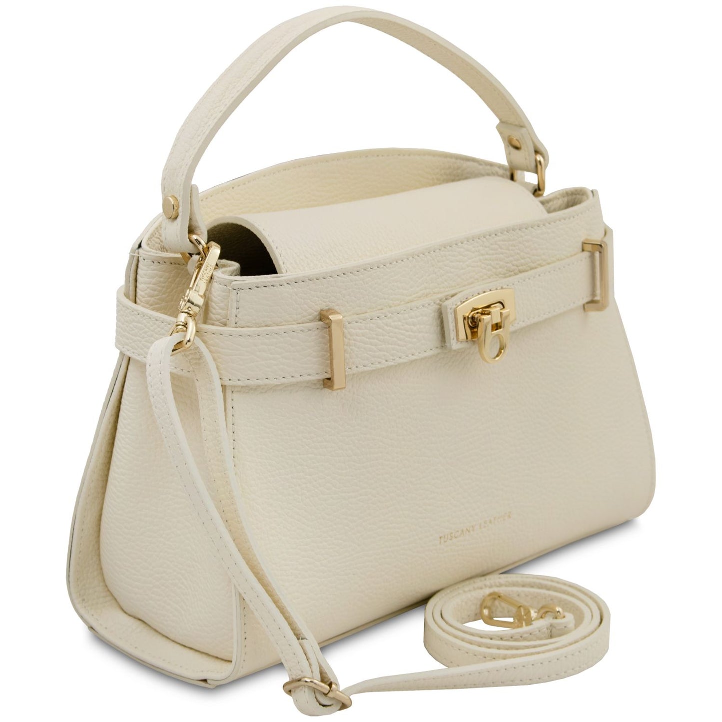 Maisy - Leather top handle bag - Medium size | TL142455