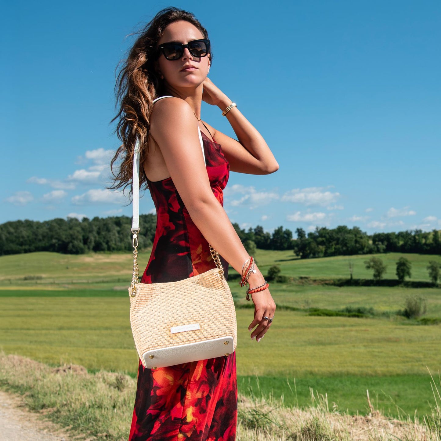 TL Bag - Raffia Bucket Bag | TL142208