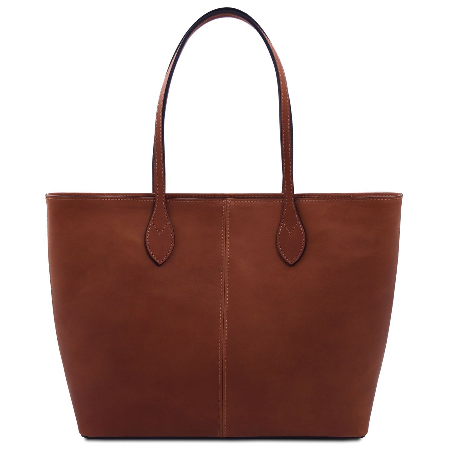 Essenza - Long handle leather tote bag | TL142612