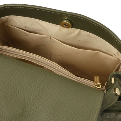 Maisy - Leather top handle bag - Medium size | TL142455