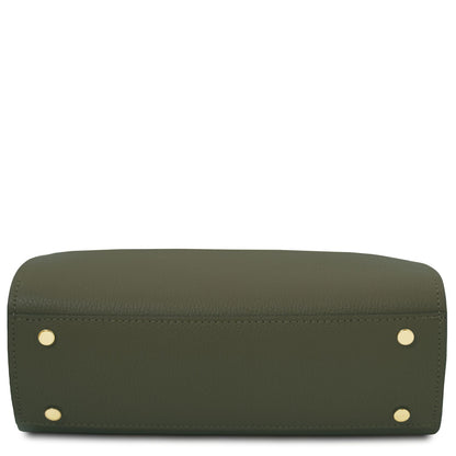 Maisy - Leather top handle bag - Medium size | TL142455