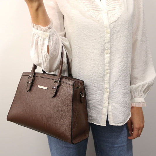 Leather handbags TL Bag - Italian leather handbag | TL142147 San Rocco Italia
