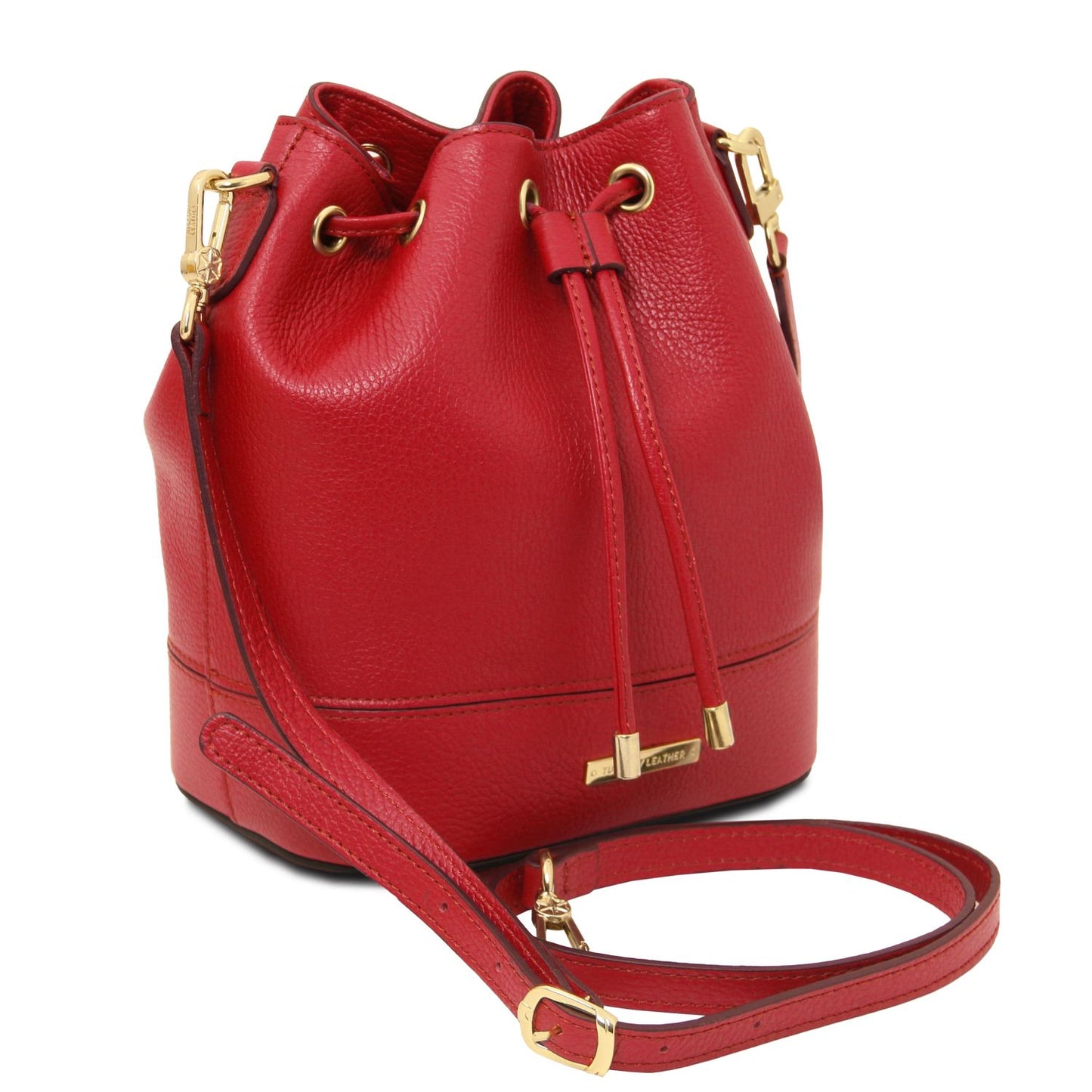 Leather handbags TL Bag - Leather bucket bag | TL142146 San Rocco Italia