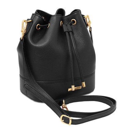 Leather handbags TL Bag - Leather bucket bag | TL142146 San Rocco Italia