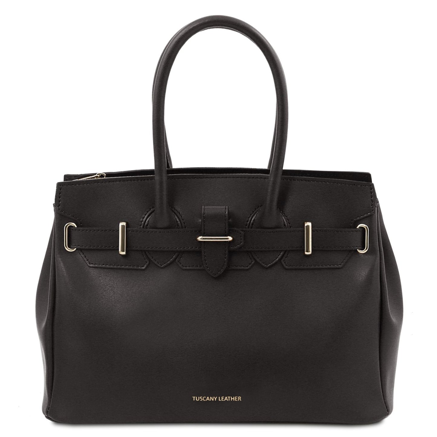 Leather handbags Black TL Bag - Leather handbag | TL142174 San Rocco Italia