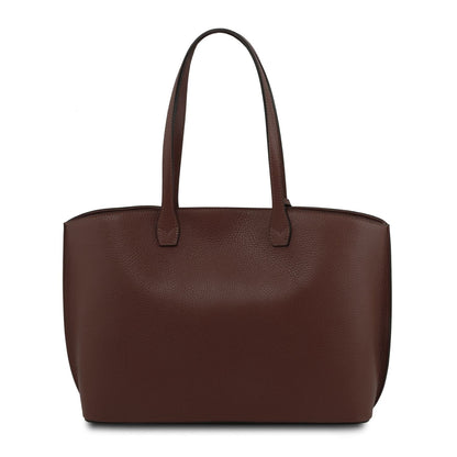 TL Bag - Leather shopping bag | TL141828 - Premium Leather shoulder bags - Shop now at San Rocco Italia