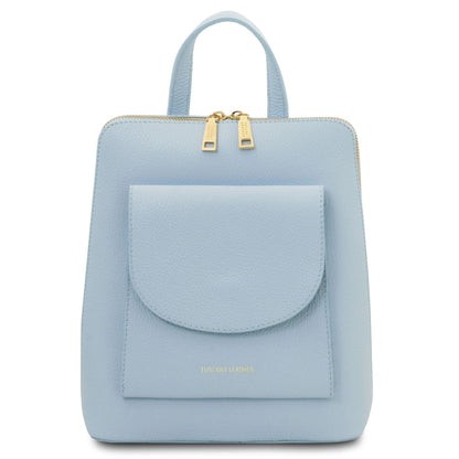 TL Bag - Small Convertible Leather Backpack For Women | TL142092