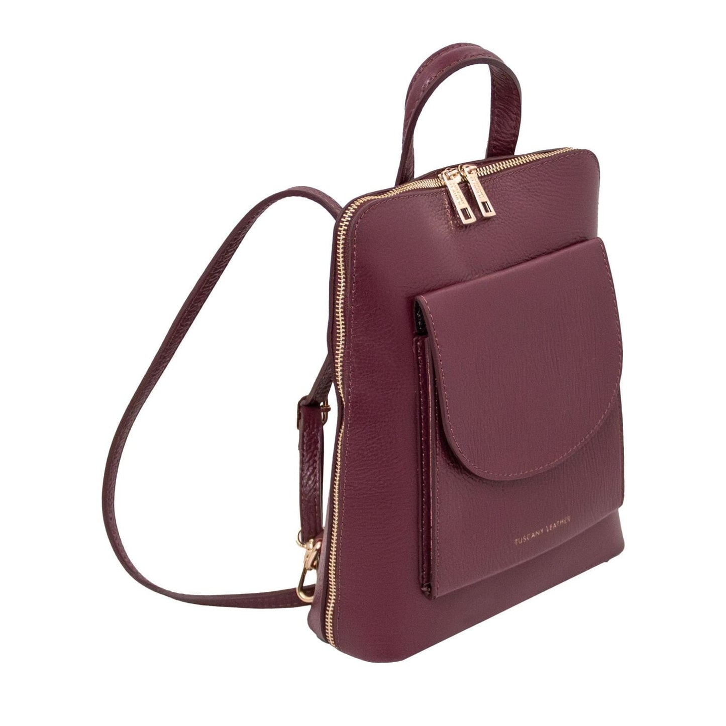 TL Bag - Small Convertible Leather Backpack For Women | TL142092 - Premium Leather backpacks for women - Shop now at San Rocco Italia