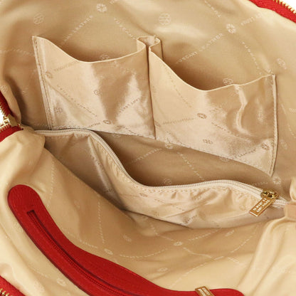 Leather backpacks for women TL Bag - Soft leather backpack for women - 2-in-1 convertible backpack shoulder bag | TL141682 San Rocco Italia