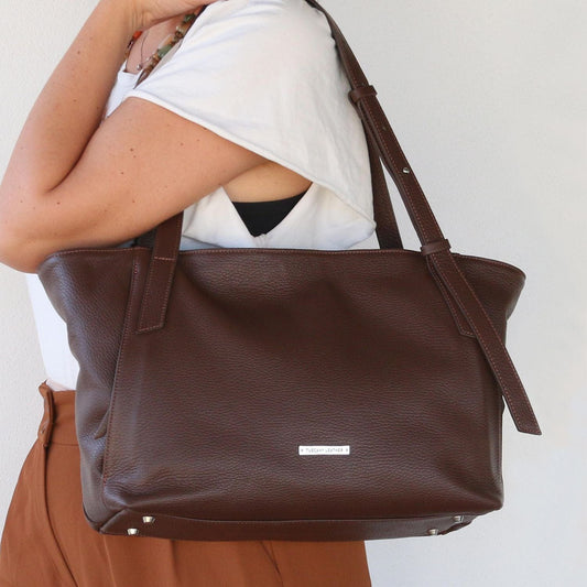 Leather shoulder bags TL Bag - Soft leather shopping bag | TL142230 San Rocco Italia