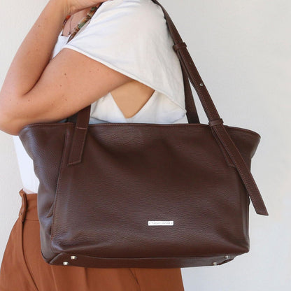 Leather shoulder bags TL Bag - Soft leather shopping bag | TL142230 San Rocco Italia