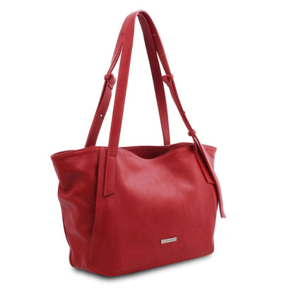 TL Bag - Soft leather shopping bag | TL142230 - Premium Leather shoulder bags - Shop now at San Rocco Italia