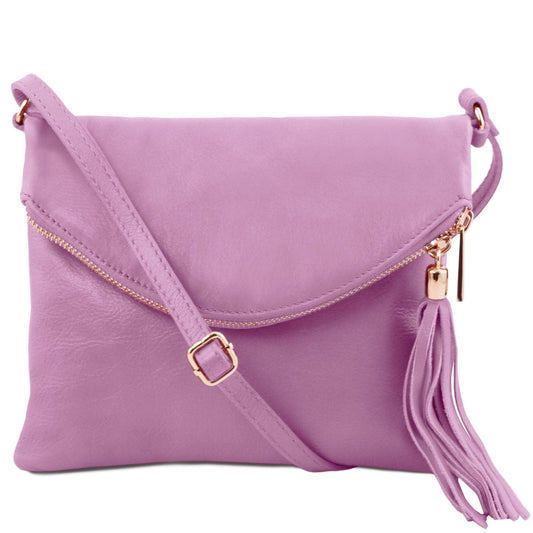 Leather shoulder bags TL Young bag - Shoulder bag with tassel detail | TL141153 San Rocco Italia