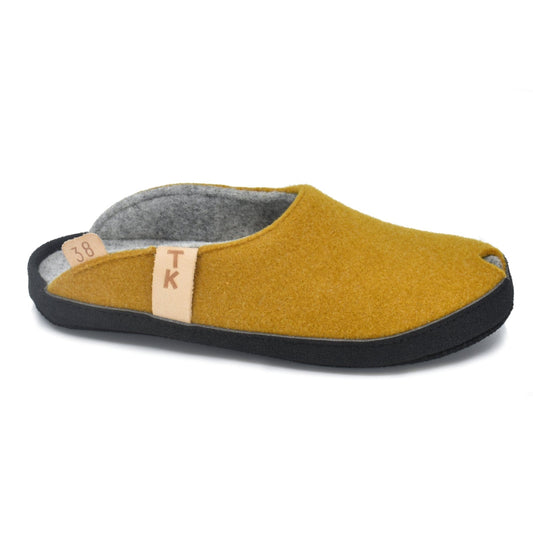 TOKU Brussels Slippers - Mustard yellow - Premium  - Shop now at San Rocco Italia