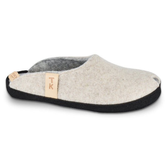 Slippers TOKU Brussels Wool Slippers - Natural White San Rocco Italia