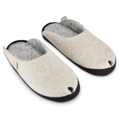 TOKU Brussels Slippers - Natural White - Premium  - Shop now at San Rocco Italia