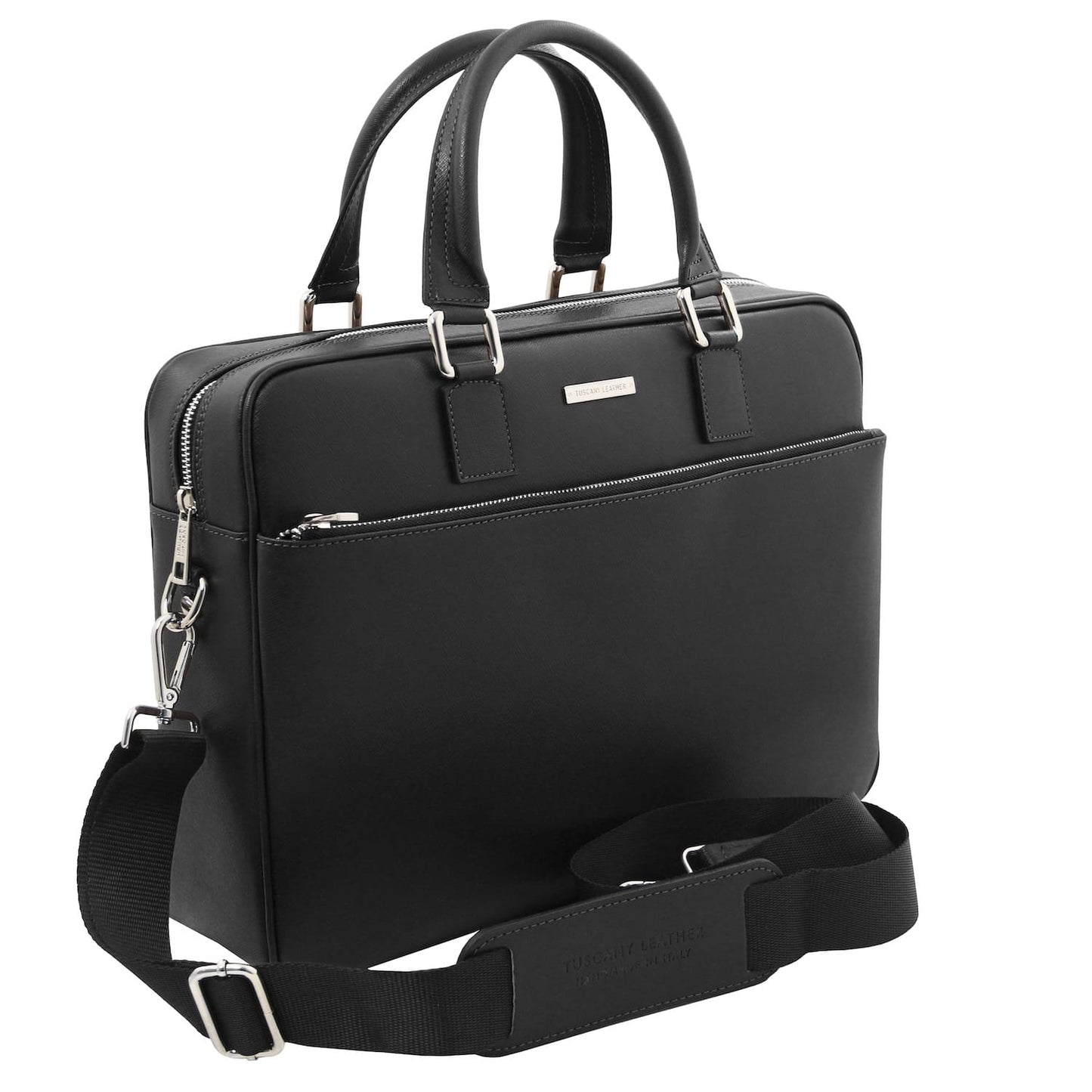 Torino - Saffiano leather laptop briefcase | TL142551