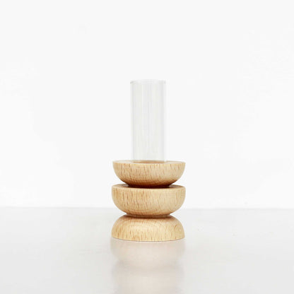 Totem Wooden Vase - Short Nº 4