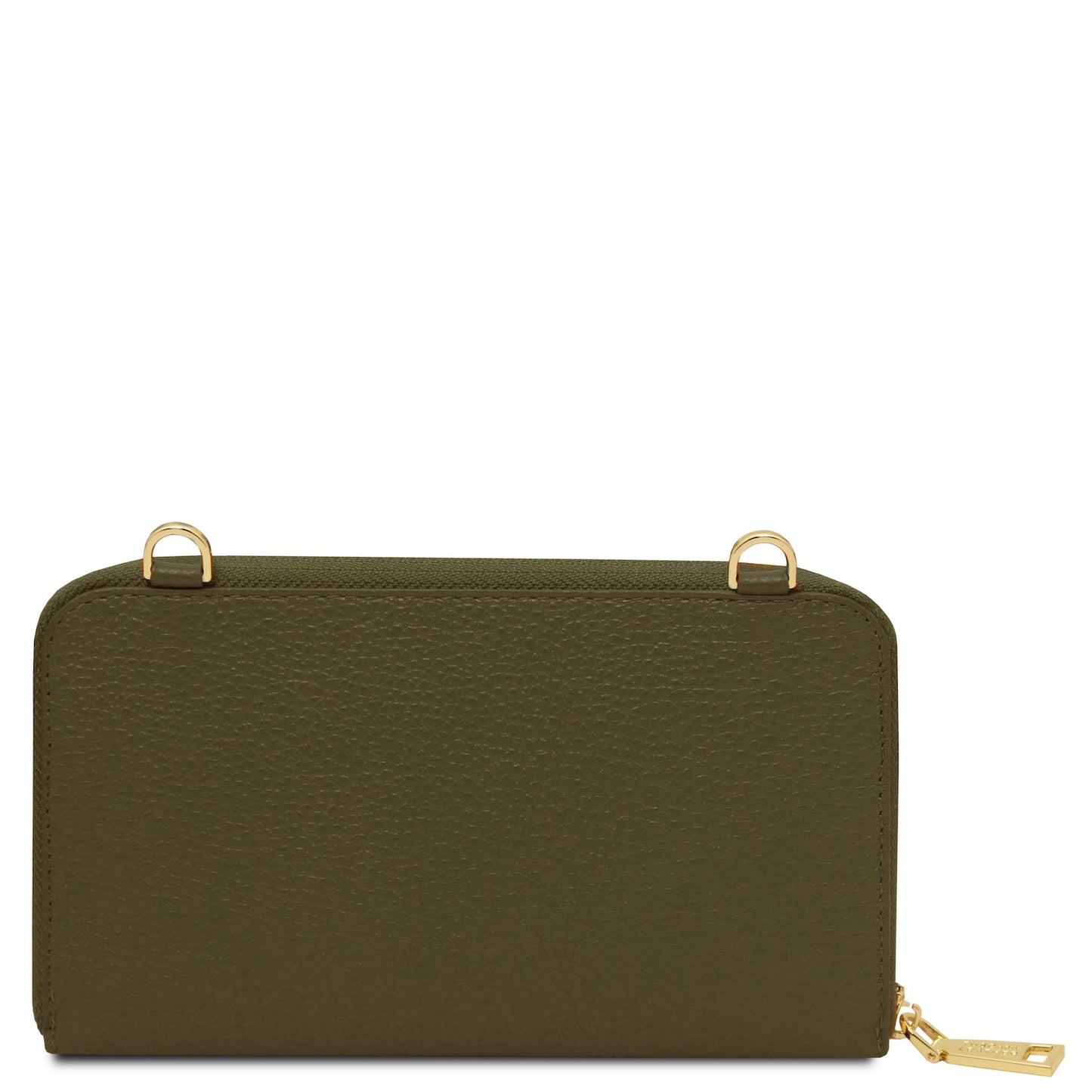 Leather shoulder bags Urania - Leather phone wallet with strap | TL142433 San Rocco Italia