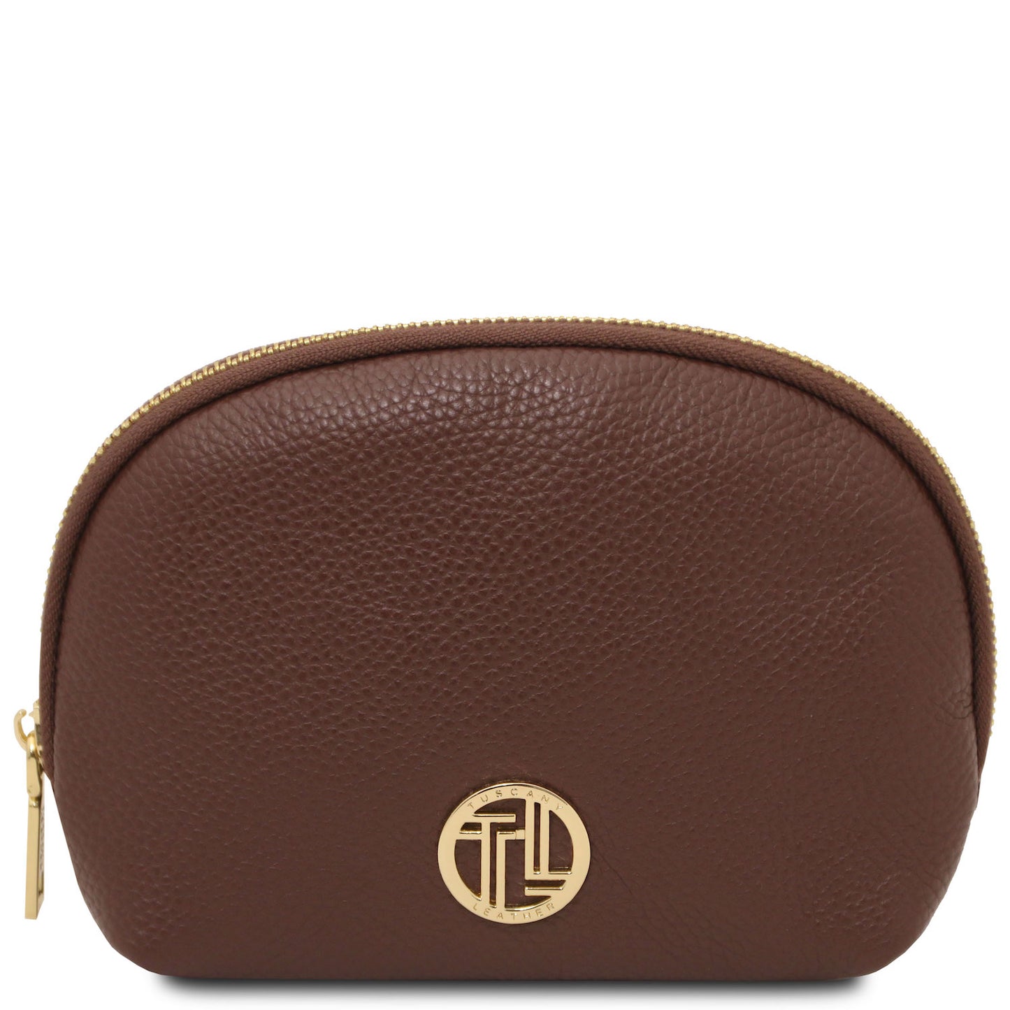 Travel leather accessories Coffee Vera - Soft leather toiletry case | TL142438 San Rocco Italia