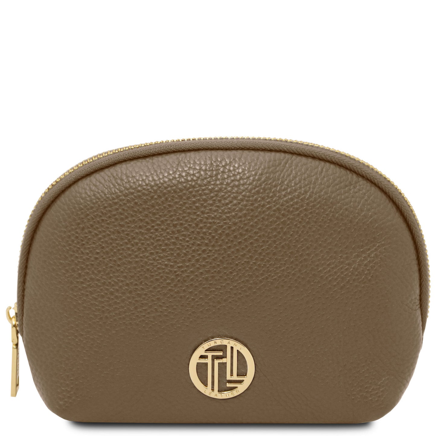 Travel leather accessories Dark Taupe Vera - Soft leather toiletry case | TL142438 San Rocco Italia