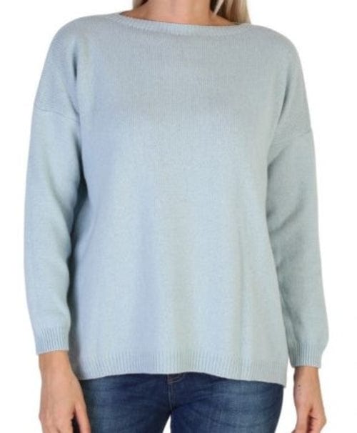 Women's Boat Neck Sweater in Reclaimed Cashmere - Premium Women's Clothing - Shop now at San Rocco Italia