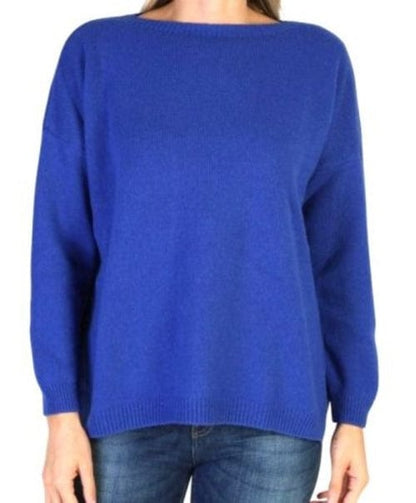 Women's Boat Neck Sweater in Reclaimed Cashmere - Premium Women's Clothing - Shop now at San Rocco Italia