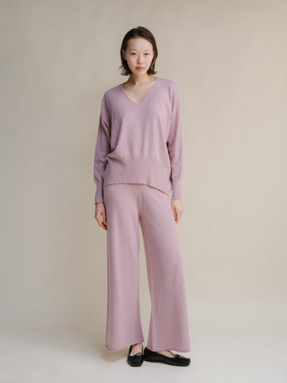 Knitwear Wool & Cashmere Mix Maxi V-Neck Sweater San Rocco Italia
