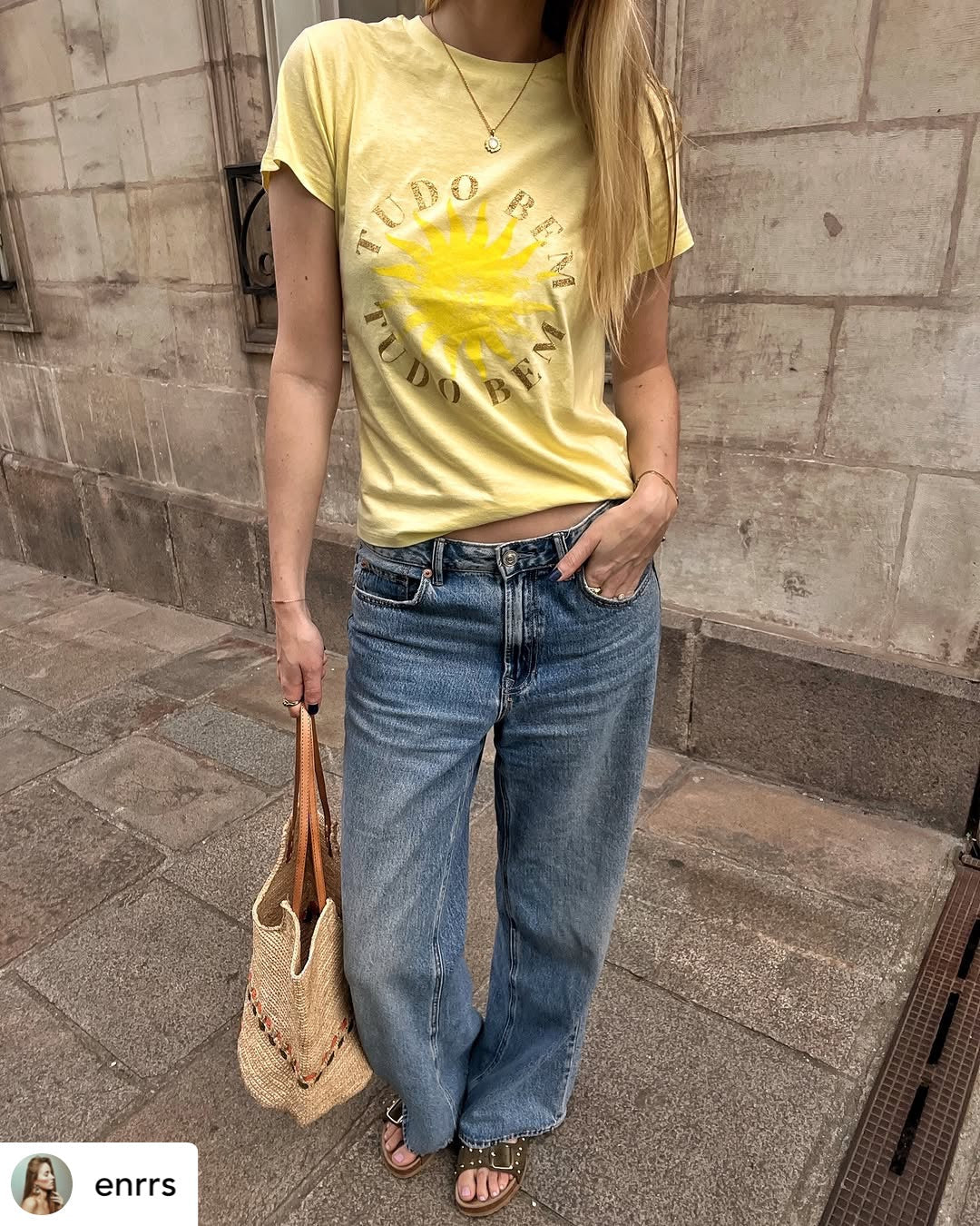 Handbag & Wallet Accessories Zola - Handmade Natural Raffia Tote Bag - Pastel Green and Amber San Rocco Italia