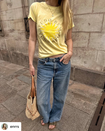 Handbag & Wallet Accessories Zola - Handmade Natural Raffia Tote Bag - Pastel Green and Amber San Rocco Italia