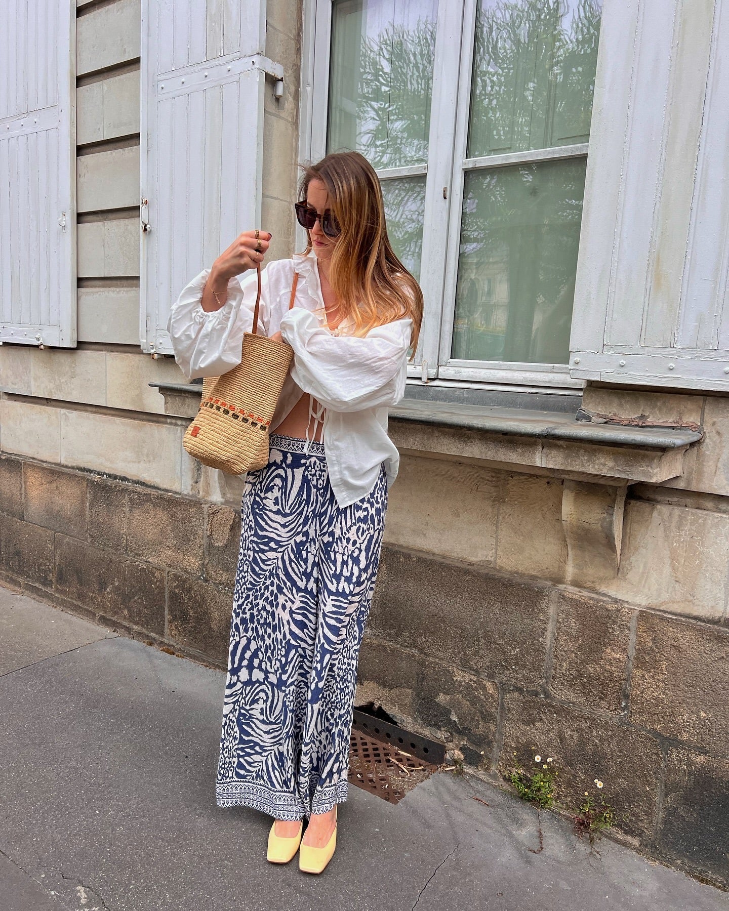 Handbag & Wallet Accessories Zola - Handmade Natural Raffia Tote Bag - Pastel Green and Amber San Rocco Italia
