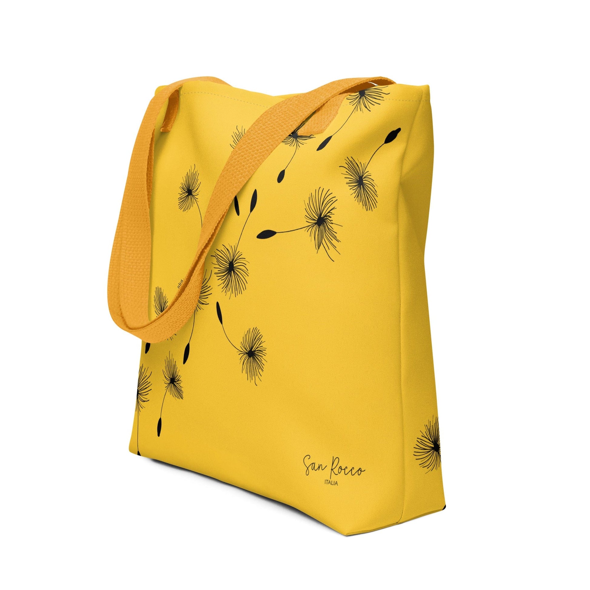 Yellow Dandelion Tote Bag - Premium Accessories - Handbags - Shop now at San Rocco Italia