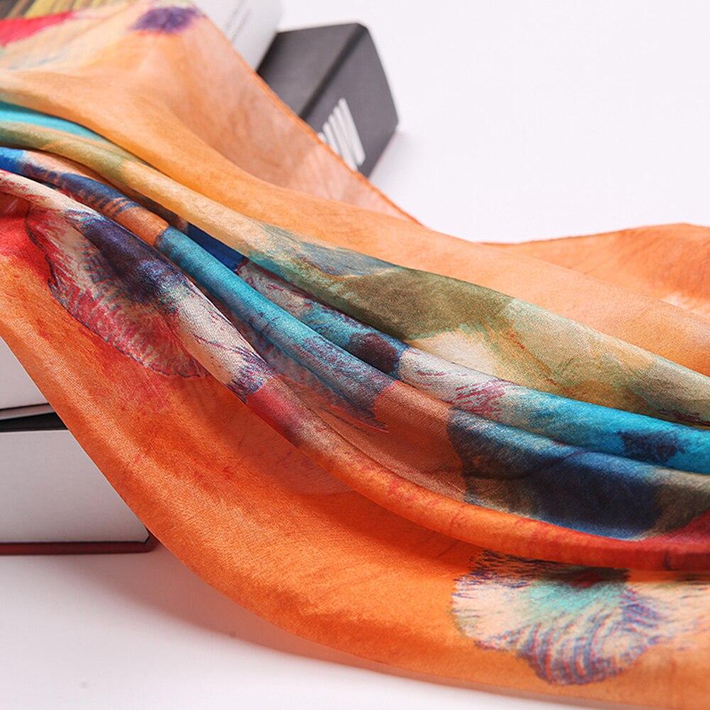 Large, Sheer Genuine Mulberry Silk Scarf | 175 x 110 cm (approx. 69 x 43 inches) - Premium Accessories - Shop now at San Rocco Italia