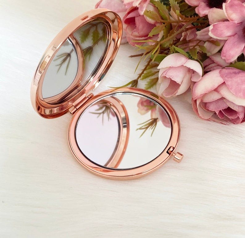 Personalised Double-Sided Makeup Mirror - San Rocco Italia
