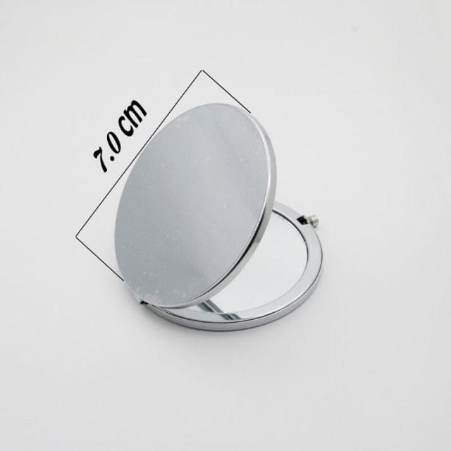 Personalised Double-Sided Pocket Makeup Mirror - Premium Accessories - Mirror - Shop now at San Rocco Italia