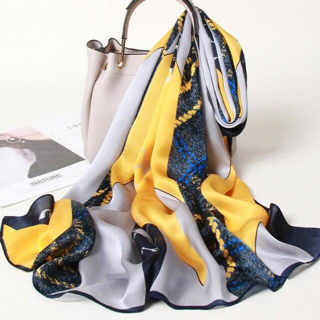 Long Rectangle Silk Scarves - 170x53 cm (approx. 67 x 21 inches) - Premium Accessories - Scarves - Shop now at San Rocco Italia