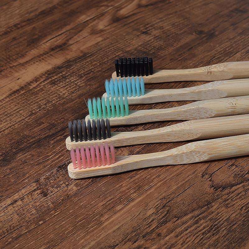 Bamboo Toothbrushes - Soft Bristles - Premium Bath - Shop now at San Rocco Italia