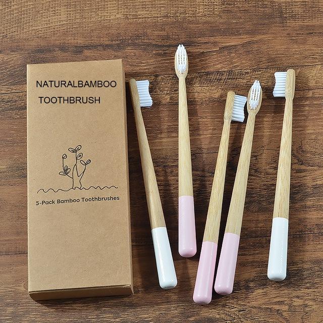 Bamboo Toothbrushes - Soft Bristles - Premium Bath - Shop now at San Rocco Italia