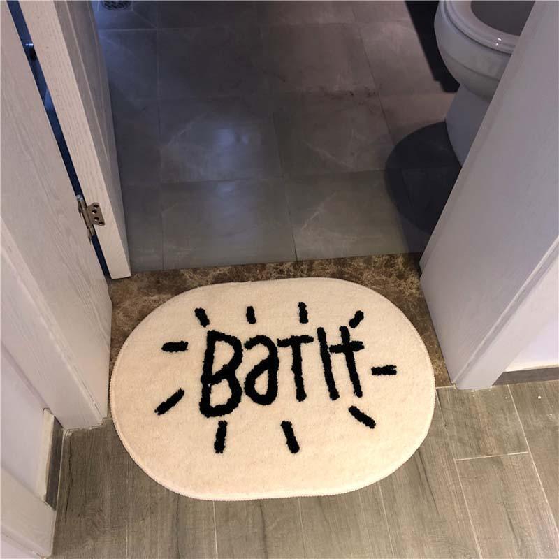 "Bath" and "Enter" Bath Mats - Bathroom decor -  sanroccoitalia.it