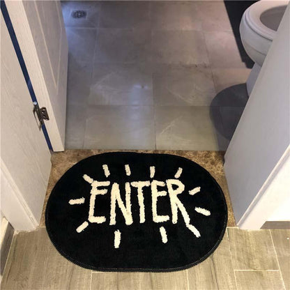 "Bath" and "Enter" Bath Mats - Bathroom decor -  sanroccoitalia.it