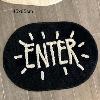 "Bath" and "Enter" Bath Mats - Bathroom decor -  sanroccoitalia.it