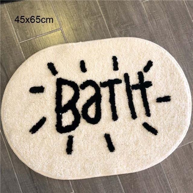 "Bath" and "Enter" Bath Mats - Premium Bathroom decor - Just €32.95! Shop now at San Rocco Italia