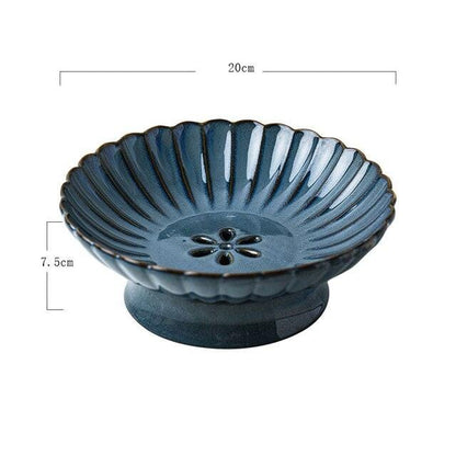 Chrysanthemum Fruit Bowl with Drain Holes - Premium Bowl - Just €55.95! Shop now at San Rocco Italia