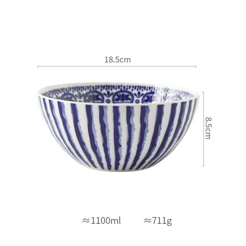 Large Hand Painted Bowls - 1,100 ml (approx. 37 oz.) - Bowls - San Rocco Italia